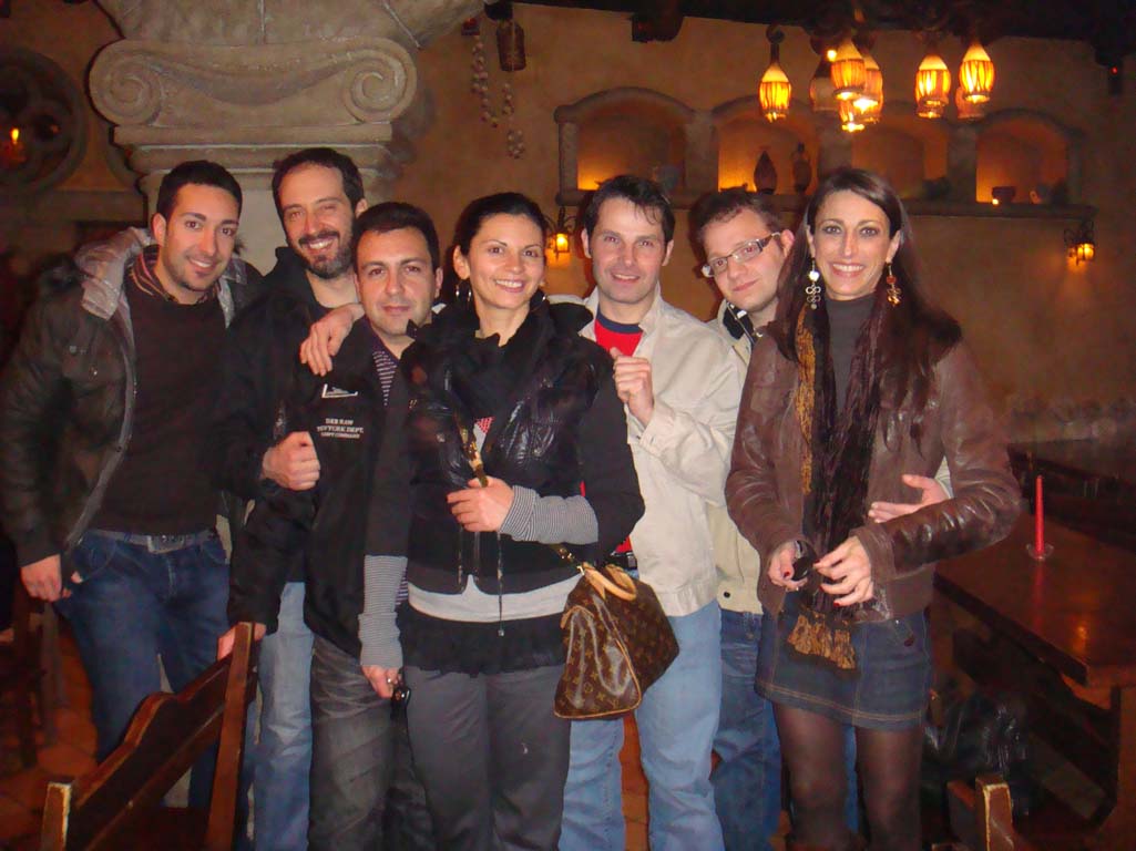 Cena al Bodeguero con Luisa-Pina-Domenico-Davide-Andrea-Marco