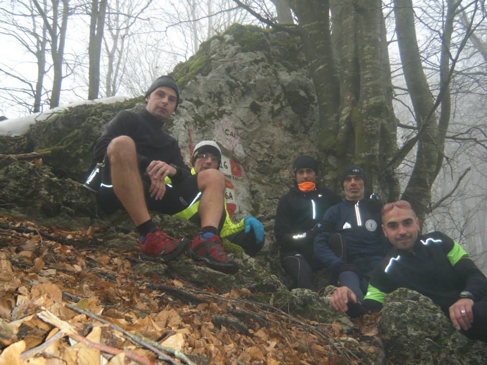 Allenamento TRAIL "IMMACOLATA 2013" monti MAI (1607 s.l.m)   TEAM:  Giovanni Giordano,Giovanni Tolino,Emilio Luce,Dino De Renzi,Lorenzo Rago.